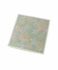 GE9GE03006 Sybilla(シビラ) カラフルフラワー柄タオルハンカチ ライトピンク×ライトブルー