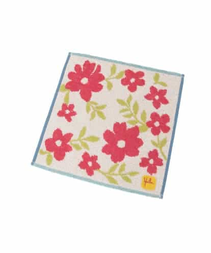 GE9GE03006 Sybilla カラフルフラワー柄タオルハンカチ