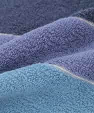 GE9GE04006 Sybilla(シビラ) ボーダー柄タオルハンカチ ブルー系