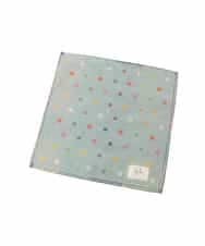 GE9GE05006 Sybilla(シビラ) ミニドット柄タオルハンカチ ライトブルー