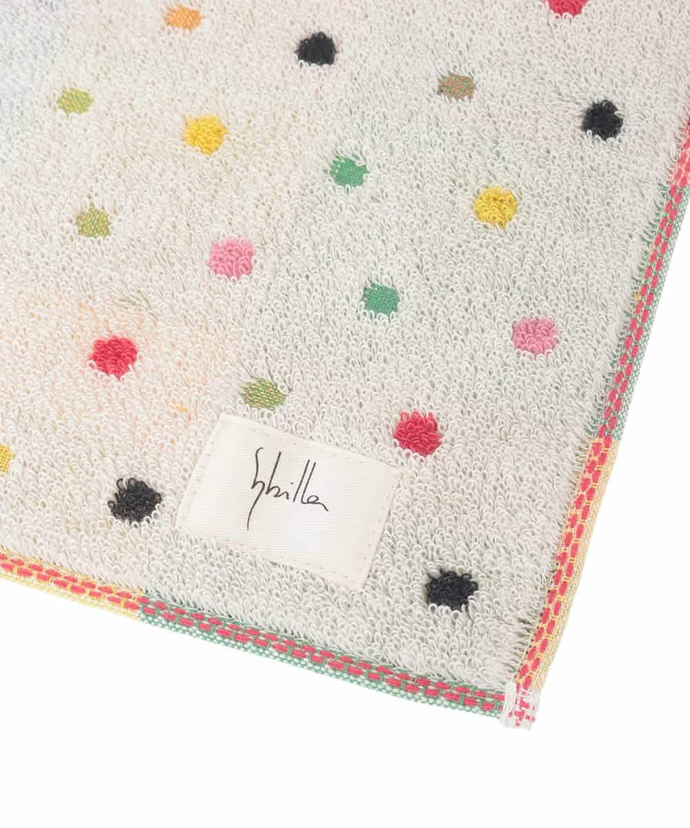 GE9GE05006 Sybilla(シビラ) ミニドット柄タオルハンカチ アイボリー