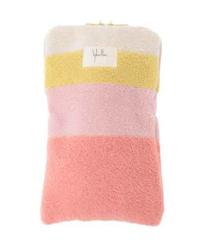 GE9GE07012 Sybilla カラーブロックファスナー付きタオル