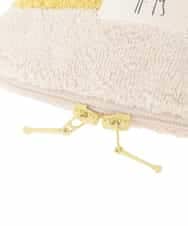 GE9GE07012 Sybilla(シビラ) カラーブロックファスナー付きタオル ピンク系