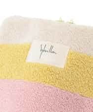 GE9GE07012 Sybilla(シビラ) カラーブロックファスナー付きタオル ピンク系