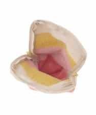 GE9GE07012 Sybilla(シビラ) カラーブロックファスナー付きタオル ピンク系