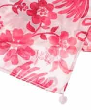 GE9GV01015 Sybilla(シビラ) 【イージーケア加工】フラワーペイント大判デザインハンカチ ピンク