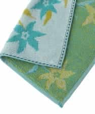 GE9GV04006 Sybilla(シビラ) ステッチフラワーコットンタオルハンカチ ライトブルー