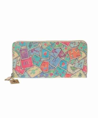 GFYDT34160 Jocomomola 切手デザイン　長財布