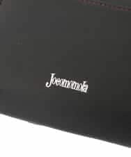 GFYTD33170 Jocomomola(ホコモモラ) アニマルステッチがま口二つ折り財布 ブラック