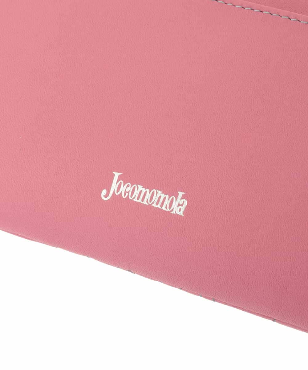 GFYTD80175 Jocomomola(ホコモモラ) アニマルステッチがま口長財布 ピンク