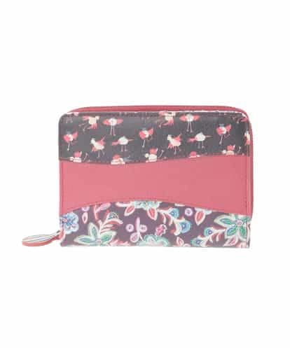 GFYTG30190 Jocomomola プリント切り替え二つ折り財布