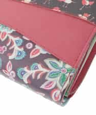 GFYTG30190 Jocomomola(ホコモモラ) プリント切り替え二つ折り財布 パープル