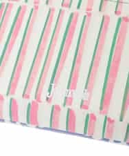 GFYTG32205 Jocomomola(ホコモモラ) プリント切り替えラウンドジップ長財布 ブルー