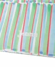 GFYTG33205 Jocomomola(ホコモモラ) プリント切り替えがま口長財布 グリーン