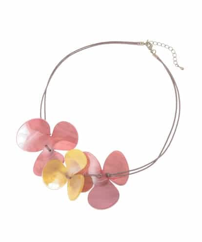 GG2CD30080 Jocomomola ダブルコードフラワーモチーフネックレス