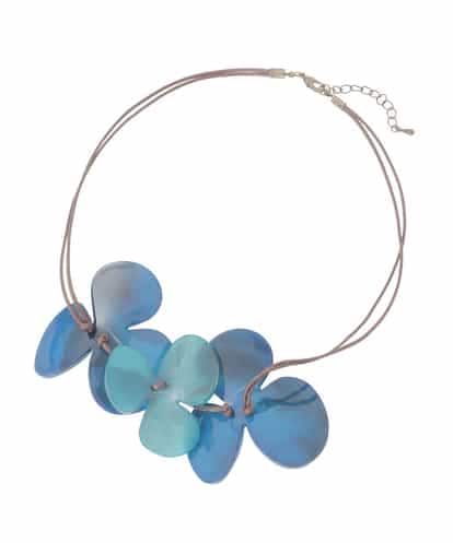 GG2CD30080 Jocomomola ダブルコードフラワーモチーフネックレス