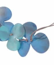 GG2CD30080 Jocomomola(ホコモモラ) ダブルコードフラワーモチーフネックレス ライトブルー