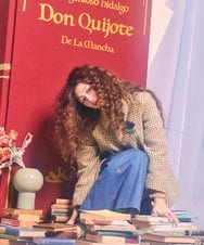 GG2DE30045 Jocomomola(ホコモモラ) フラワーモチーフブローチ ブルー