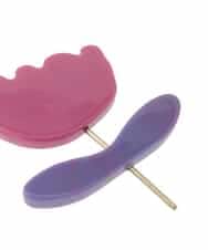 GG2DE30045 Jocomomola(ホコモモラ) フラワーモチーフブローチ ピンク