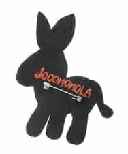 GG2DE31045 Jocomomola(ホコモモラ) ロバ インド刺繍ブローチ ピンク