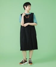GG2HS31070 Jocomomola(ホコモモラ) カラフルモチーフネックレス ブラック