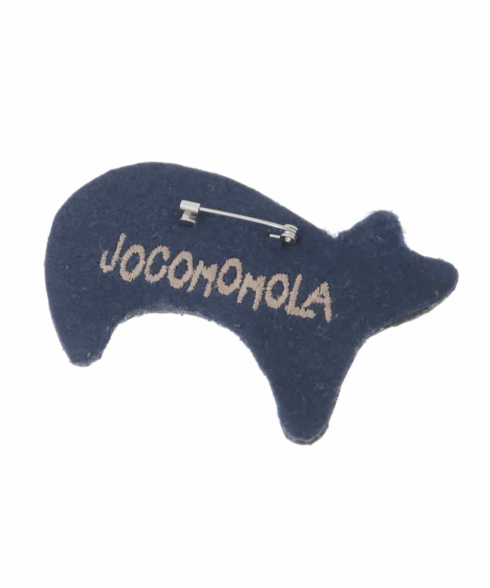 GG2JB32050 Jocomomola(ホコモモラ) 猫モチーフデザインブローチ ブラウン