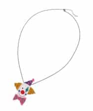 GG2JQ32070 Jocomomola(ホコモモラ) ピエロアクリルネックレス アイボリー
