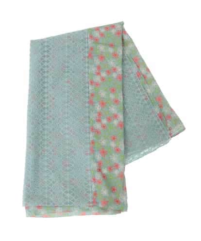 GG3CD30130 Jocomomola フラワーレースドッキングストール