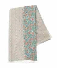 GG3CD30130 Jocomomola(ホコモモラ) フラワーレースドッキングストール アイボリー