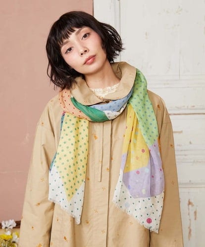 GG3DD30110 Jocomomola ドットコットンストール