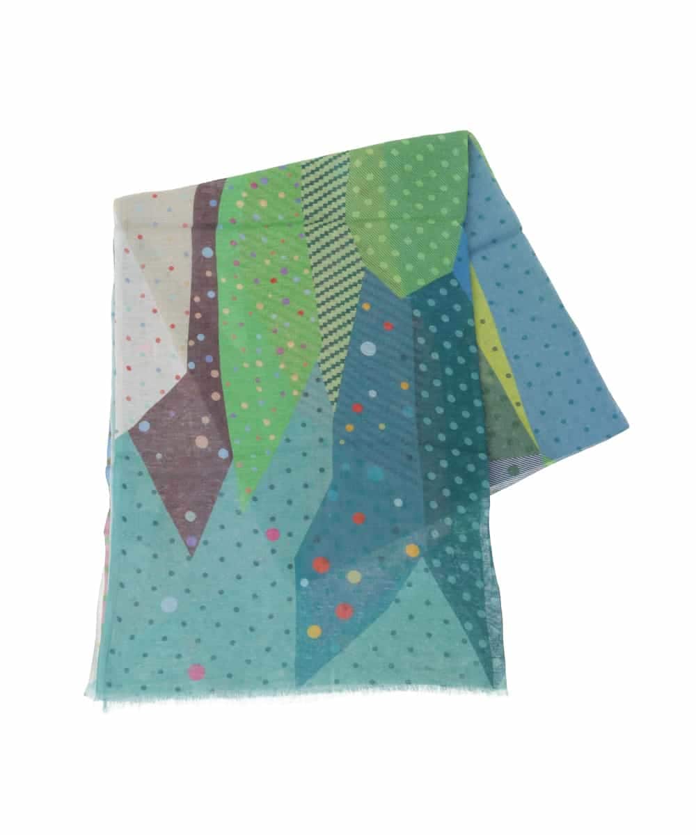 GG3DD30110 Jocomomola(ホコモモラ) ドットコットンストール ライトブルー