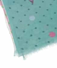 GG3DD30110 Jocomomola(ホコモモラ) ドットコットンストール ライトブルー