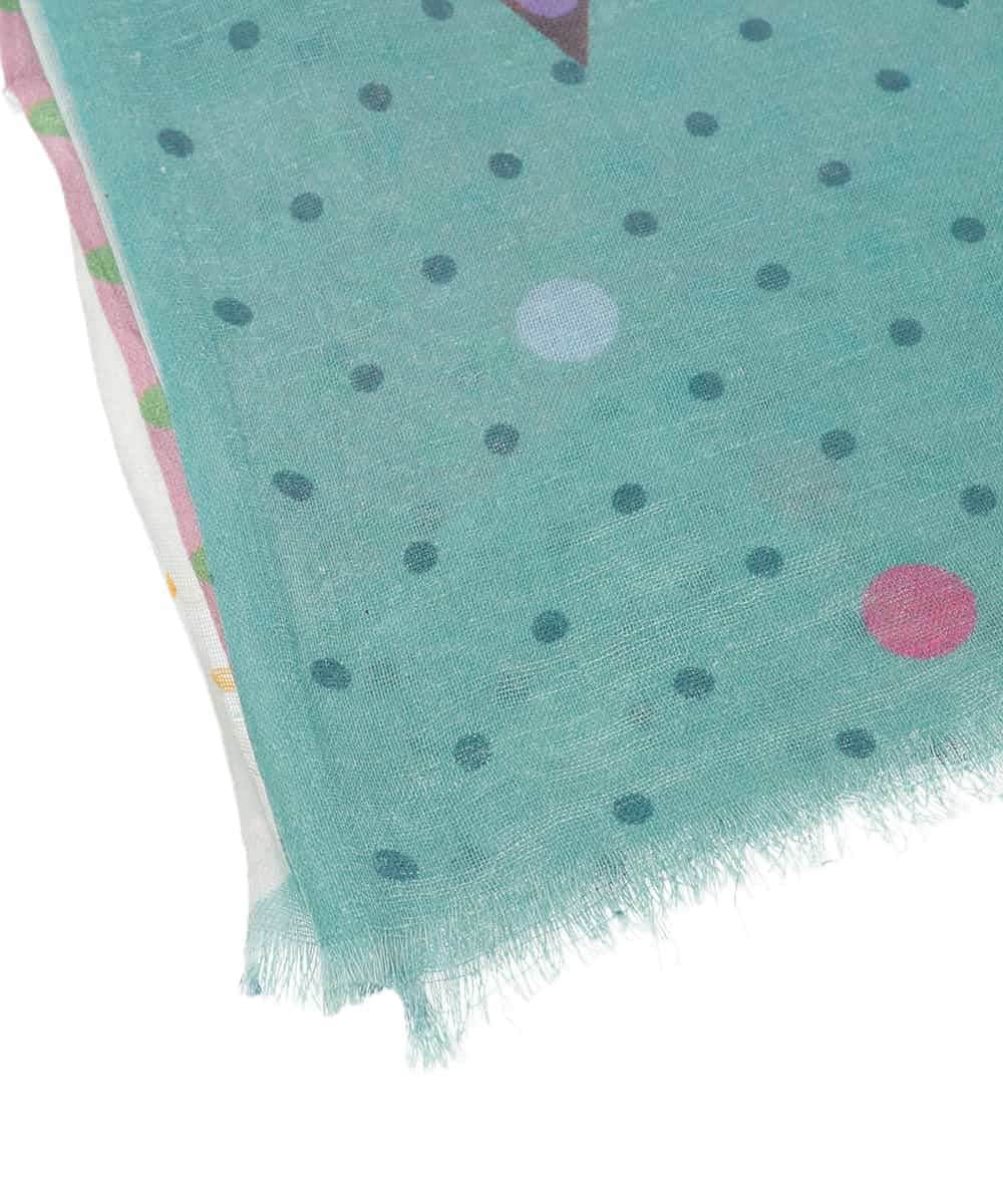 GG3DD30110 Jocomomola(ホコモモラ) ドットコットンストール ライトブルー