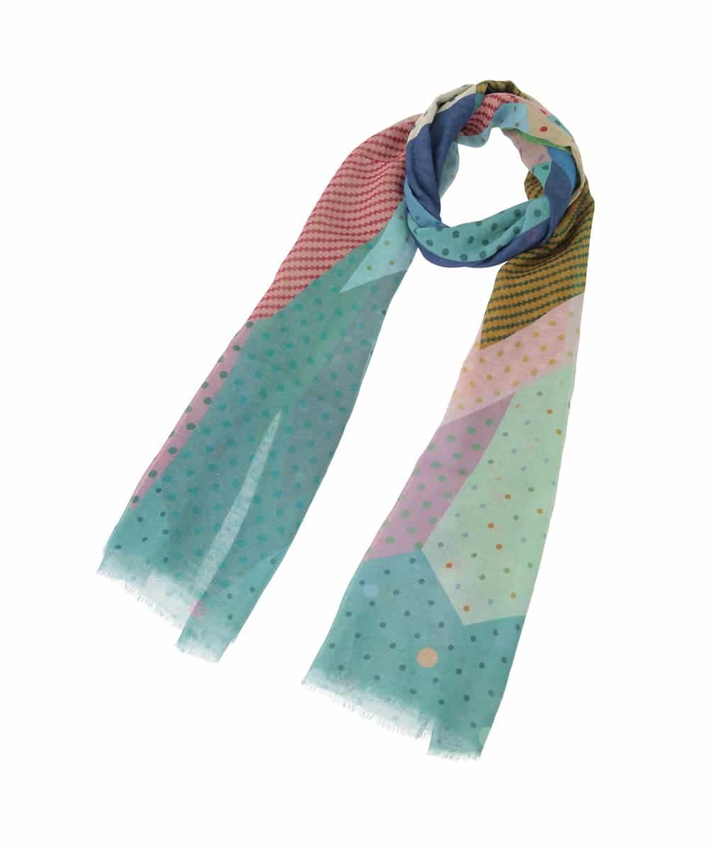 GG3DD30110 Jocomomola(ホコモモラ) ドットコットンストール ライトブルー