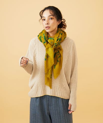 GG3LA30110  アニマルモチーフストール