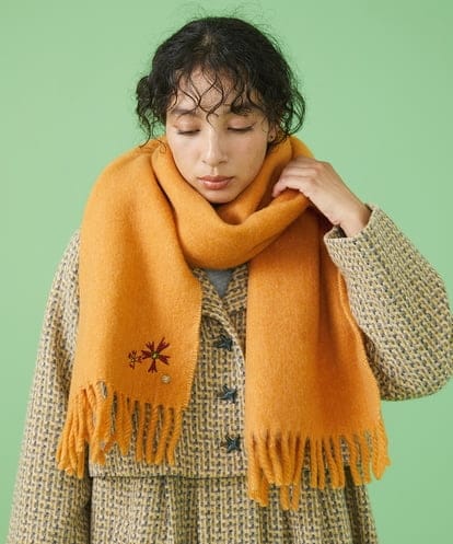 GG3LS30130  フラワー刺繍デザインストール