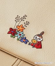 GG5AG70160 Jocomomola(ホコモモラ) ムーミン リトルミイ&フラワー刺繍バックパック ベージュ