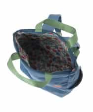 GG5CD30140 Jocomomola(ホコモモラ) フラワー刺繍トートリュック ブルー