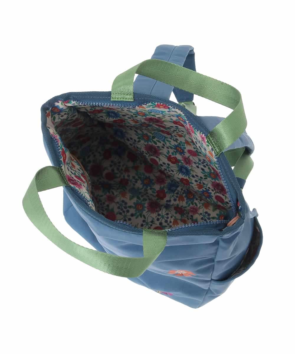 GG5CD30140 Jocomomola(ホコモモラ) フラワー刺繍トートリュック ブルー