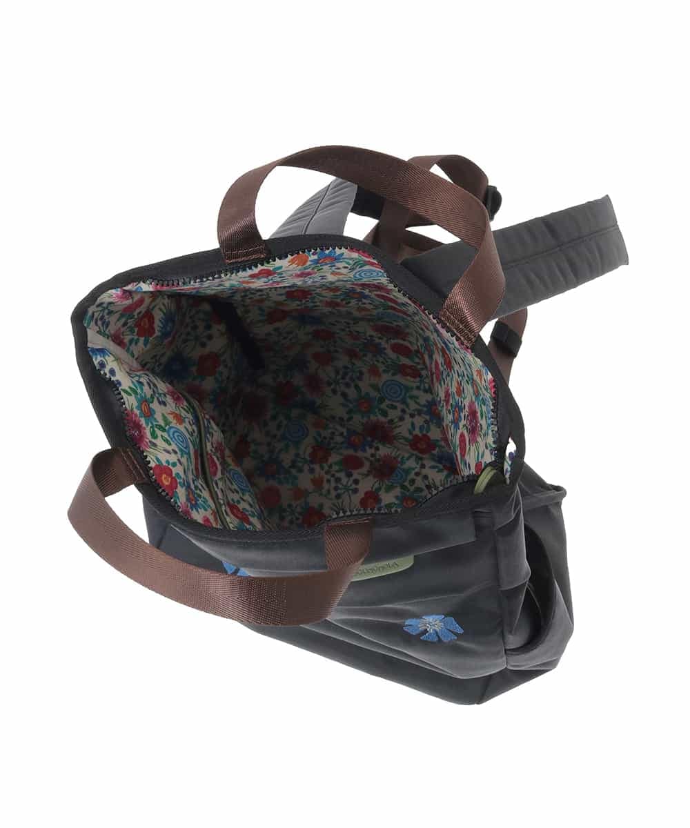 GG5CD30140 Jocomomola(ホコモモラ) フラワー刺繍トートリュック ブルー