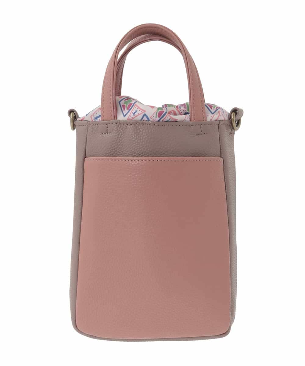GG5CD31130 Jocomomola(ホコモモラ) 【2WAY】配色デザインミニショルダーバッグ ピンク