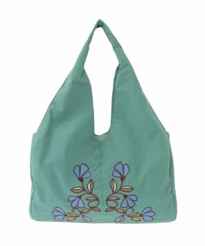 GG5DD30150 Jocomomola フラワー刺繍ナイロントートバッグ