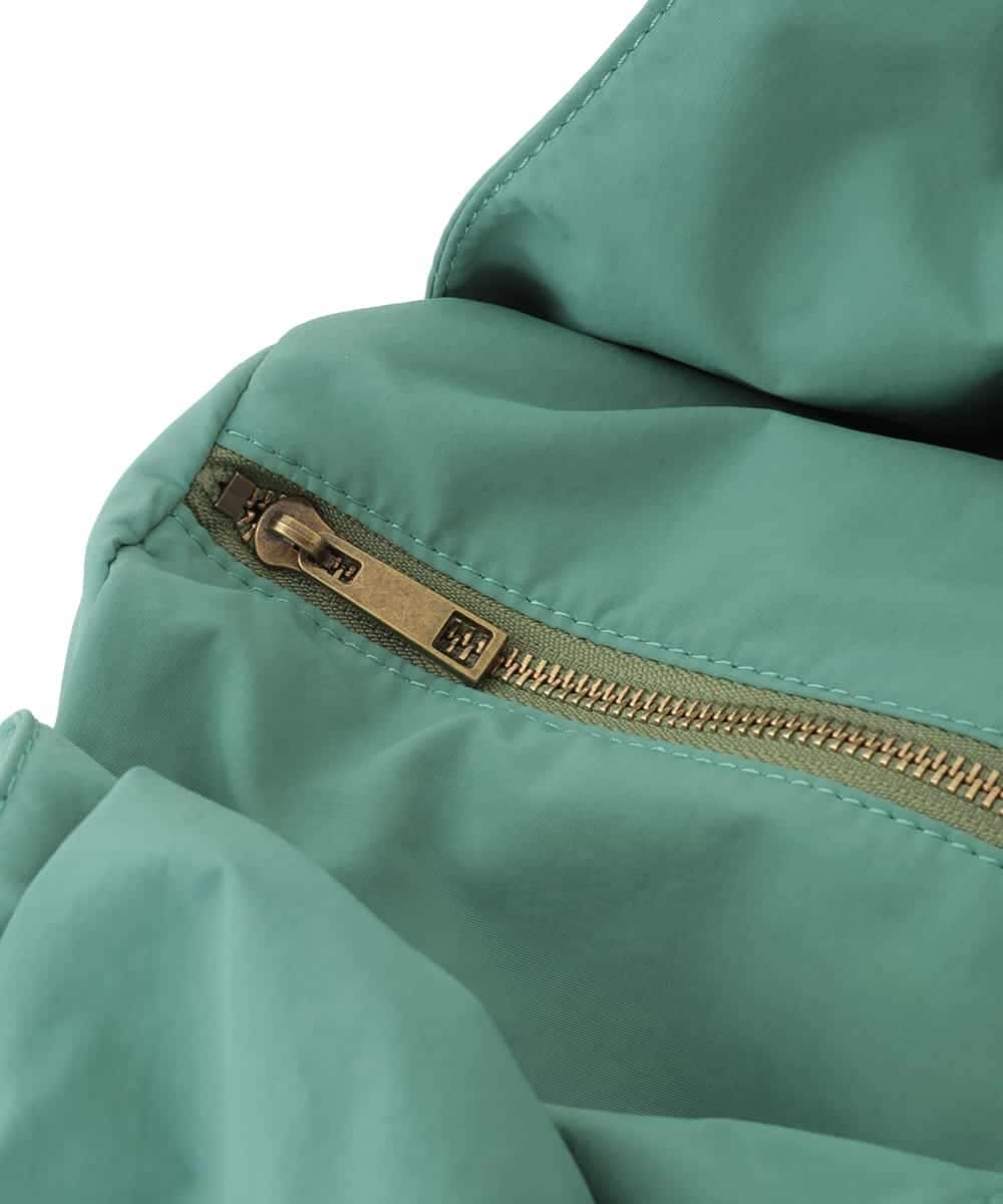 GG5DD30150 Jocomomola(ホコモモラ) フラワー刺繍ナイロントートバッグ グリーン