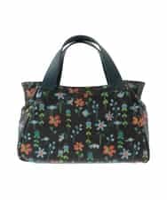 GG5DD31170 Jocomomola(ホコモモラ) 【2WAY】フラワープリントトートバッグ ブラック