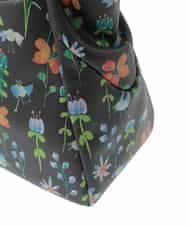 GG5DD31170 Jocomomola(ホコモモラ) 【2WAY】フラワープリントトートバッグ ブラック