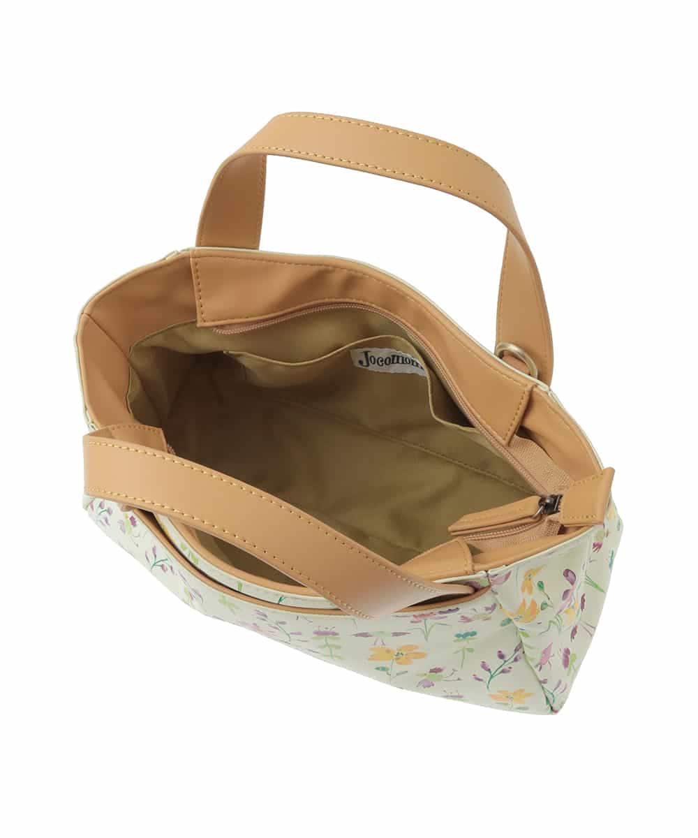 GG5DD31170 Jocomomola(ホコモモラ) 【2WAY】フラワープリントトートバッグ ブラック