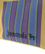 GG5DE32140 Jocomomola(ホコモモラ) ストライプロゴデザイントートバッグ イエロー