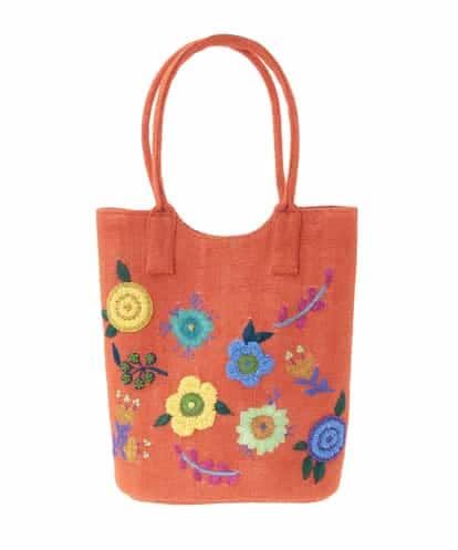 GG5FD30140 Jocomomola フラワービーズ刺繍トートバッグ