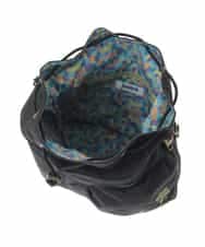 GG5GE72130 Jocomomola(ホコモモラ) 【2WAY】Clavileno バードモチーフ刺繍巾着デザインバッグ グレー