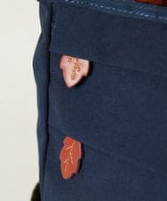 GG5JB31140 Jocomomola(ホコモモラ) 【2WAY】フラワー刺繍トートリュック ベージュ